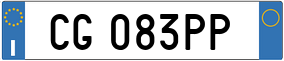 Truck License Plate